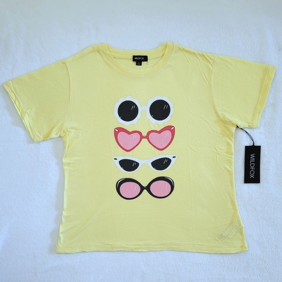 Wildfox Tops - Wildfox🦊 "Sunnies😎 Keke" Graphic Tee👕 - NWT